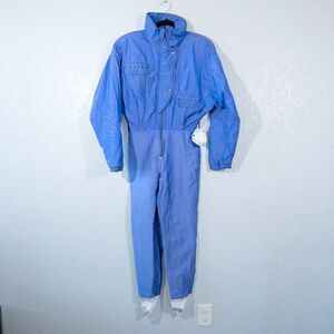 Vintage Nils‎ Blue Thinsulate One Piece Ski Suit Size Medium